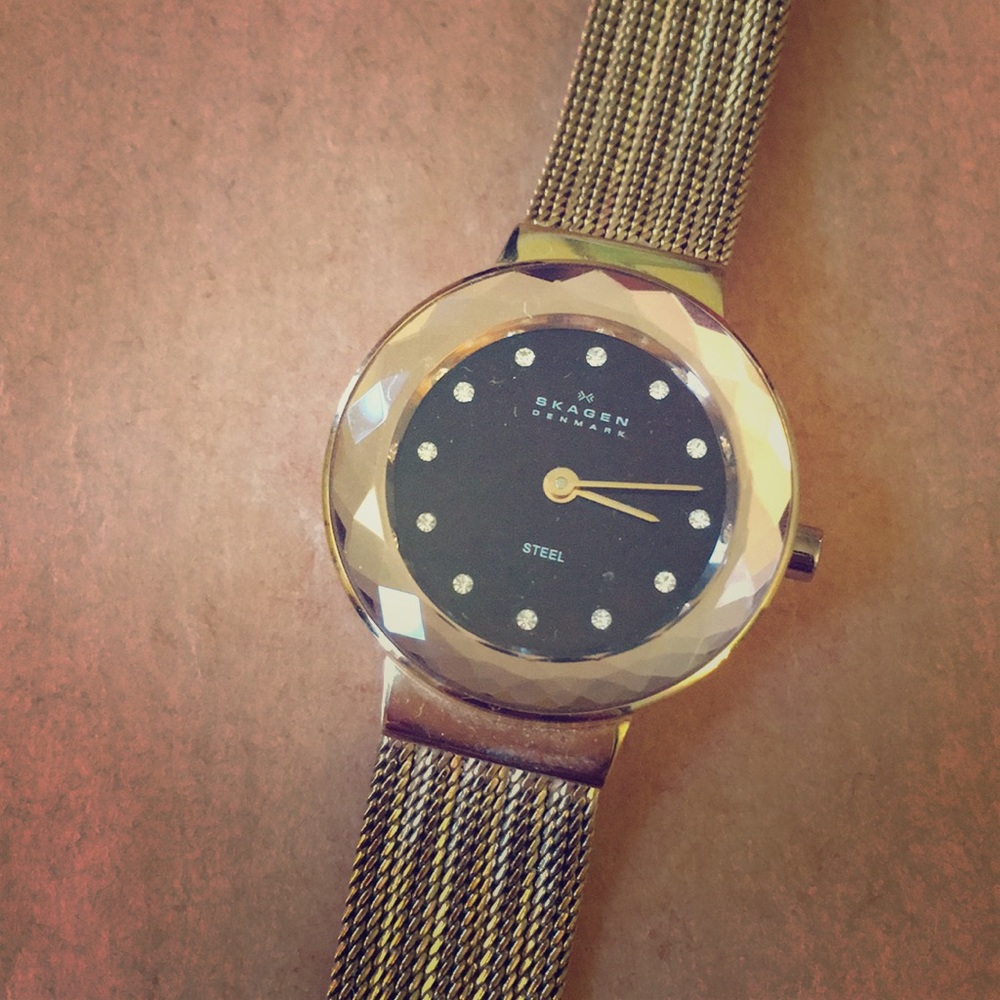 Skagen rose gold watch
